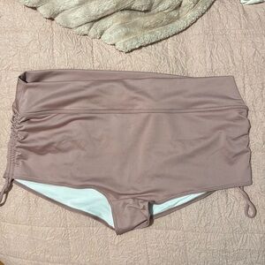 Pink active shortie swim bottoms